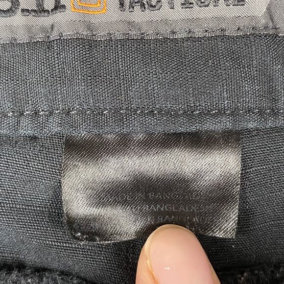 5.11 Tactical Skryke Fast-Tac Ripstop Pants Men's 32x30 Black 74369 Workwear - Picture 5 of 10